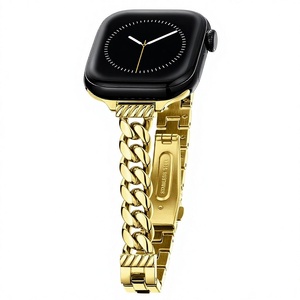 <span class=keywords><strong>Bracelet</strong></span> de montre fin en acier inoxydable pour <span class=keywords><strong>Apple</strong></span> <span class=keywords><strong>Watch</strong></span> Series 11-1, SE 3-1, Bracelets pour <span class=keywords><strong>Apple</strong></span> <span class=keywords><strong>Watch</strong></span> 40 41 42 38 44 45 46 - Product Image 1