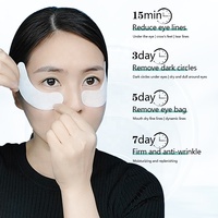 Parches de Hidrogel para Ojos de Marca Privada OEM XL, Antiarrugas, Antiojeras, Multizona, Reafirmantes, con Hierbas, Algas Marinas, Centella Asiática y Té Verde