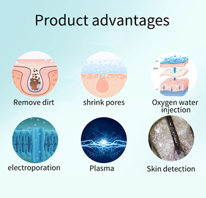 Cold air Skin Cooling Machine Machine 8 in 1 Lifting Skin <b>Scrubber</b> Machine - Product Image 6