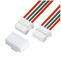 Disesuaikan JST PH2.0 /2/3/4/6/8Pin elektronik kerut kawat satu kepala kabel koneksi