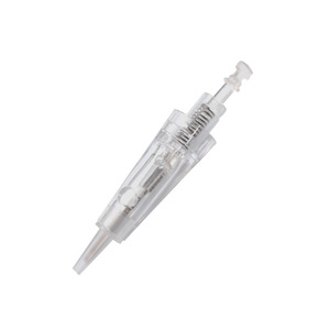 Aguja de Cartucho PMU Transparente Sin Rosca 1P 1RL para Maquillaje Permanente de Cejas y Labios con Microblading Ombre - Product Image 6