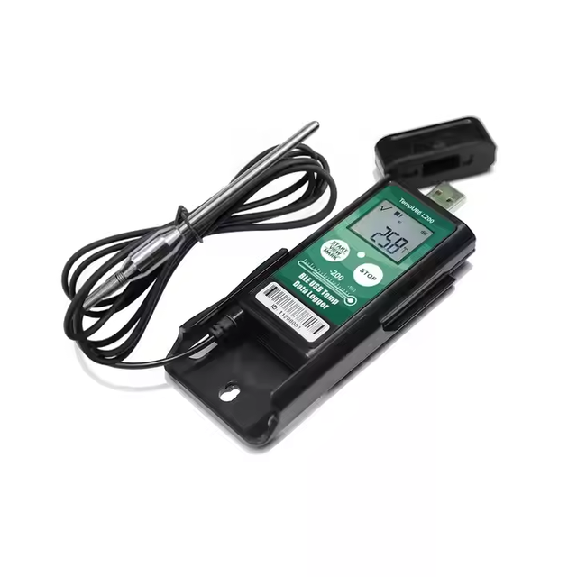 Multi-Use Ultra-Low Temperature USB Data Logger -200~80℃ Dry Ice Recorder Customizable ODM Plastic Material