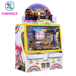 Funspace Indoor Arcade Redemption Tickets Máquina <span class=keywords><strong>de</strong></span> juego Premio <span class=keywords><strong>de</strong></span> regalo que funciona con monedas 2 Palyers Bead Pushing Game Machine - Product Image 2
