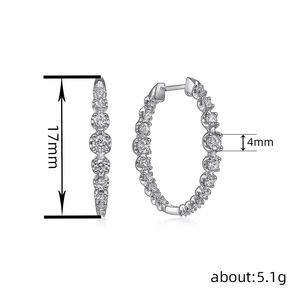 Orecchini Rotondi da Donna dal Design Semplice, Accessori per Orecchie per Uso Quotidiano - Product Image 5