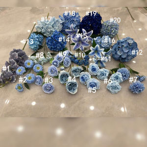 Pieza central <span class=keywords><strong>de</strong></span> Mesa <span class=keywords><strong>de</strong></span> flores mixtas moradas, hecha a mano, realista, Real Touch, alta calidad, Artificial para fiesta, boda - Product Image 5