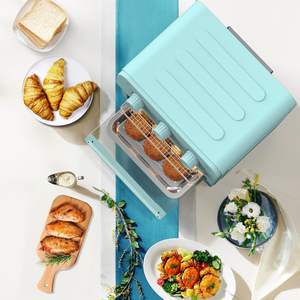 Four à pain électrique et friteuse à air chaud en acier inoxydable, capacité 26-28L, pour usage domestique - Product Image 4