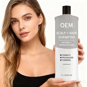 Champú natural personalizado para engrosar el cabello, gel nutritivo para el cuero cabelludo, fórmula suavizante, hidratante y refrescante - Product Image 3