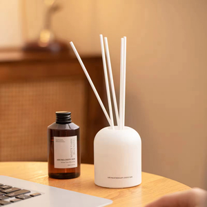 ไอคุน ดีไซน์ใหม่ กำจัดกลิ่นไม่พึงประสงค์ กลิ่นหอมติดทนนาน ชุดกระจายกลิ่นน้ำมันหอมระเหยแบบไร้ไฟ ขนาด 200 มล. น้ำหอมปรับอากาศ - Product Image 2