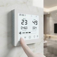 Contrôleur de ventilation à écran tactile LCD, système d'air frais domestique, système de surveillance TOVC CO2, surveillance automatique de la température et de l'humidité