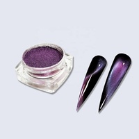 Pigment magnétique effet œil de chat caméléon, pigment inorganique, pigment de revêtement, poudre de mica pour ongles