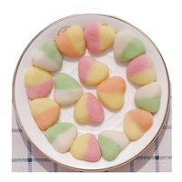 Groothandel Op Maat Gemaakte Hartvormige Gummy Zachte Snoep Halal Suiker Gecoat Met Individuele Verpakking Voor Valentijnsdag