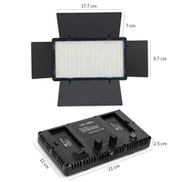 Éclairage Vidéo LED LED-600 Professionnel Dimmable pour Studio, Streaming en Direct, Maquillage et Photographie