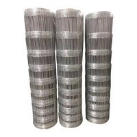 Precio de fábrica: Valla de malla de alambre de acero al carbono galvanizado para ovejas, ganado, ciervos, campos y pastizales