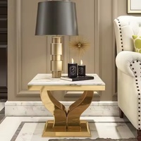 Ensembles de meubles de salon contemporains avec centre en métal et tables d'appoint pour la maison, l'hôtel ou la villa