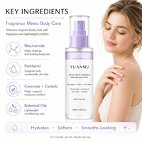 Brume Corporelle Hydratante Parfumée pour Artistes 360 °   Brume fine continue pour le corps, soin corporel longue durée