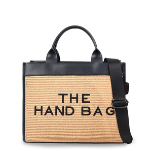 Los Mejores Bolsos de Mano Tejidos de Diseño para Mujer, Bolsos de Mano de Cuero PU para Uso Diario, Bolsos de Mano de Moda - Product Image 1