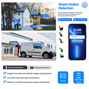 กล้องวงจรปิด Vikylin Hik OEM 6MP 8MP ตรวจจับความเคลื่อนไหว พร้อมไมโครโฟนในตัว ไฟแฟลช และเสียงเตือน กล้องวงจรปิดเครือข่าย 4k Poe Ip Camera - Product Image 4