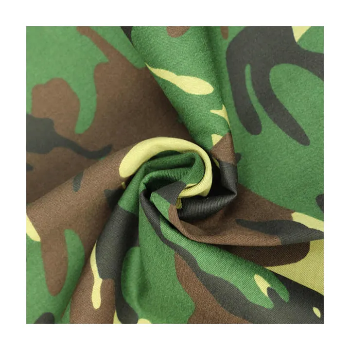 Wholesale Classic Design Tc 65% Polyester 35% Cotton Blend Woven Print Camouflage Fabric