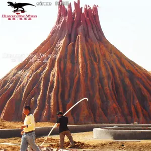 <span class=keywords><strong>Volcan</strong></span> artificiel personnalisé pour parc à thème, avec effets lumineux et fumée, pour scène de spectacle - Product Image 2