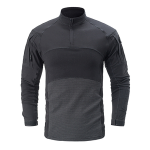 China <span class=keywords><strong>Cema</strong></span> camuflaje caqui verano Campo de caza camisa deportes al aire libre hombres camiseta - Product Image 2