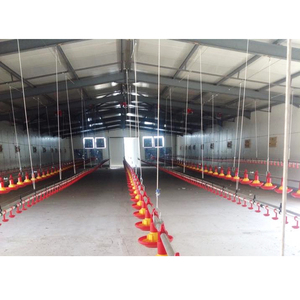 Edificios modulares de acero aislados, cobertizo de granja de pollos prefabricado, <span class=keywords><strong>barato</strong></span>, proyectos de aves de corral llave en mano - Product Image 1