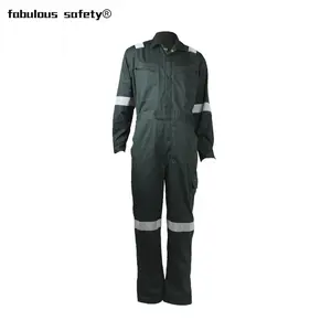China Manufacturer Factory Direct Selling 100% Cotton Garments with Fire Proof and Anti-static Coveralls for Industry