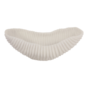 Ciotola in resina a coste, centrotavola decorativo per tavolino da caffè, decorazione per l'ingresso di casa. - Product Image 1