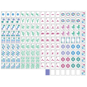 Custom Acrylic American Mahjong Tiles Set Luxury Modern Eco-Friendly Durable Portable <b>Entertainment</b> - Product Image 3