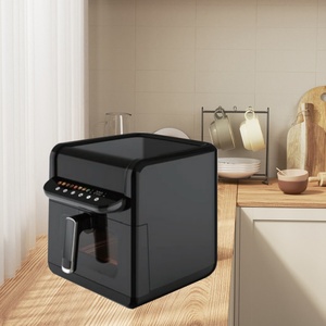 2025 Chất lượng cao 8L Nồi chiên không khí đồng thời làm nóng trên thấp hơn ống điện nhựa RV tính năng mới xem cửa sổ - Product Image 5