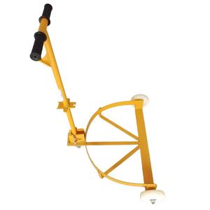 Chariot à tambour hydraulique manuel pour fûts en acier de 55 L (acier inoxydable/acier), hauteur de levage maximale 920 mm, avec fonction de rotation des fourches - Product Image 2