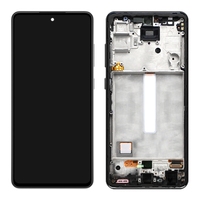 Pantalla LCD Super AMOLED original para Samsung Galaxy A52 (versión 5G), montaje completo del digitalizador con Marco, cable flexible LCD