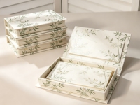 Boîtes d'expédition personnalisées en carton ondulé gris pour cadeaux d'hiver, vêtements de nuit, sous-vêtements, chaussettes et emballages de fourrures - Décoration décontractée pour la maison