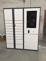 Casier intelligent pour colis, code-barres pour personnel, supermarché, livraison extérieure, livraison express, casier intelligent pour colis