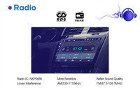 Vollständig Touchscreen Android 10 Autoradio für Suzuki S-cross SX4 mit Radio Stereo Audio DVD GPS-Navigationssystem