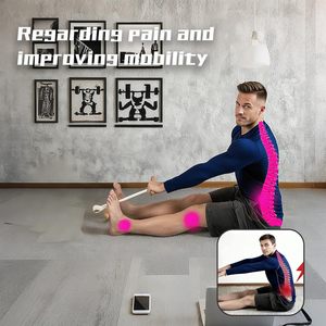 Barra de estiramiento de madera con banda de resistencia, equipo de ejercicio portátil para fitness de articulaciones de hombros y moldeamiento corporal - Product Image 3
