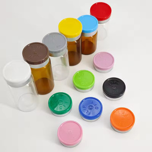 Huicheng Injection Center – Flacon en plastique brillant avec <span class=keywords><strong>bouchon</strong></span> en aluminium facile à ouvrir, options multicolores, capacité personnalisable, logo/graphisme personnalisable pour médicaments - Product Image 2