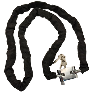 Ménage <span class=keywords><strong>voiture</strong></span> audacieuse <span class=keywords><strong>porte</strong></span> coulissante électrique vélo serrure longue chaîne livraison gratuite - Product Image 2