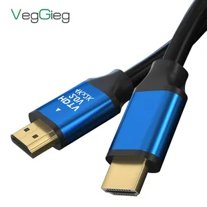 Veggieg镀金高速HDMI 4k 1.4电缆热卖金属外壳60hz电缆电视/DVD/投影仪3840*2160分辨率