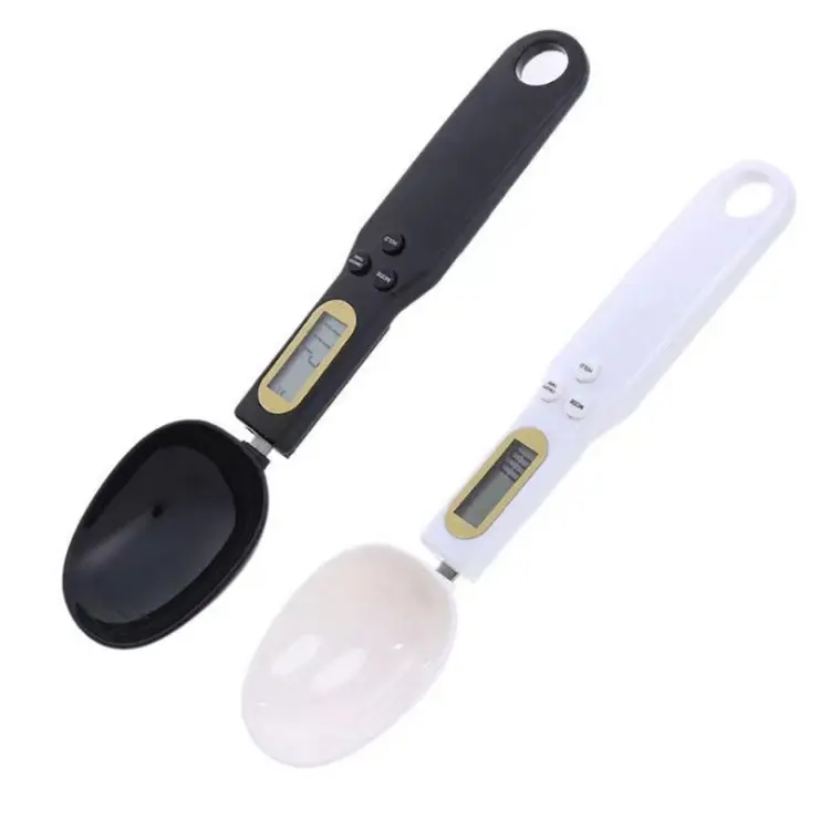 Electronic Measuring Spoon Adjustable Digital Spoon Scale Weigh up 1-500g Digital Kitchen Spoons Large LCD Display Measurements