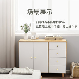 Modern Minimalist Furniture <b>Handle</b> And Knob Aluminum Alloy Single Hole Wardrobe Drawer Durable Round Black Gold - Product Image 2