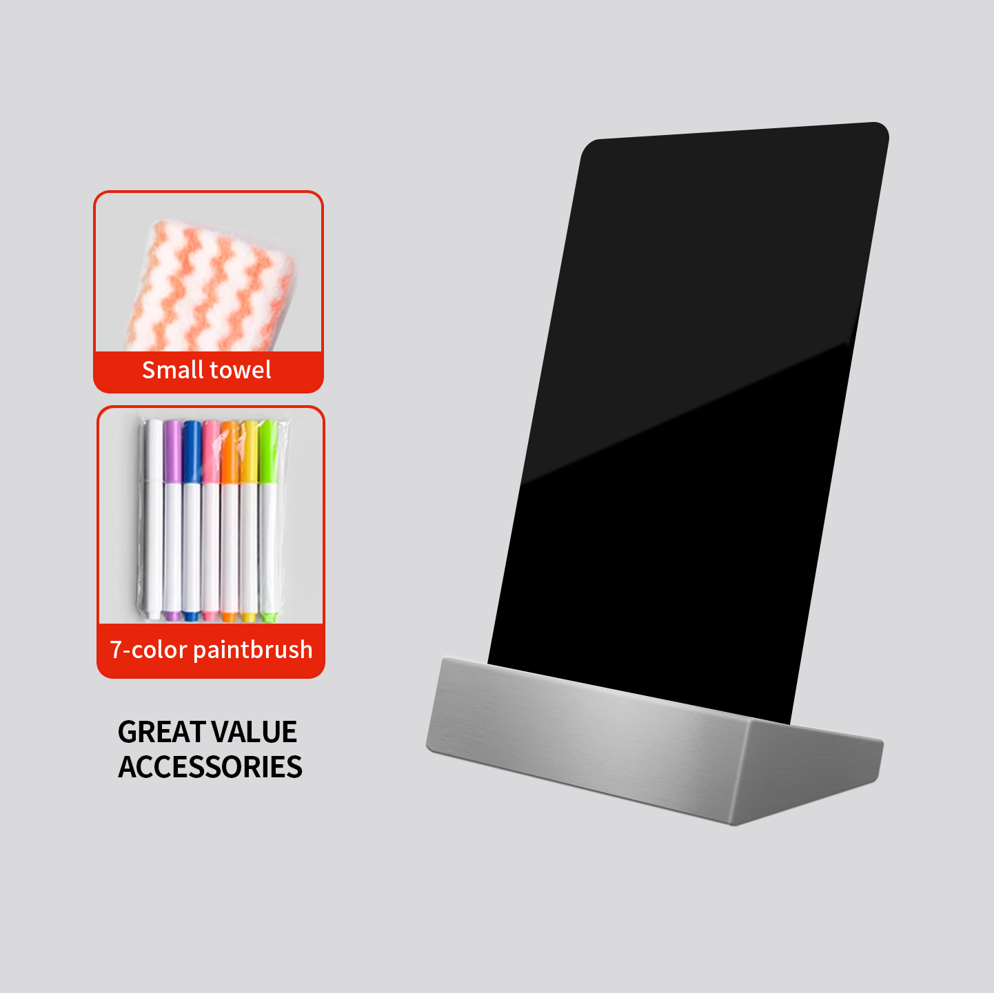 Brushed Silver Base(With Free Gifts)