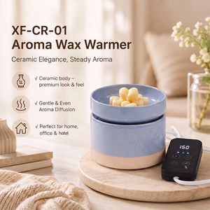 Diffuseur de cire électrique en céramique 60W sans fumée toxique avec minuterie 3/6/9H et diffusion uniforme des arômes pour la maison, le bureau et le spa (vente en gros) - Product Image 3