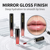 Gloss à lèvres soyeux effet miroir, fini naturel, haute brillance, teinte à lèvres, marque privée, vente en gros, ensemble cosmétique pour la vente au détail