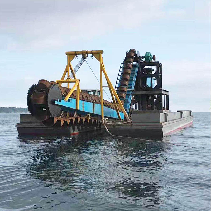 อุปกรณ์ขุดเรือถังโซ่เรือขุดถังทองเรือขุดลอกเพื่อล้างทอง