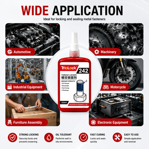 Pegamento Epóxico de Alta Resistencia <span class=keywords><strong>para</strong></span> Fijación de Roscas, <span class=keywords><strong>para</strong></span> Mantenimiento de Motores Automotrices, Construcción y Carpintería, Paquete al por Mayor - Product Image 3