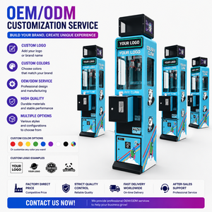 Mini machine à griffes commerciale en métal, unité de jeu de griffes à monnayeur, lecteur de billets et lecteur de cartes, pour la distribution de <span class=keywords><strong>prix</strong></span> - Product Image 5