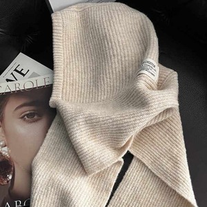 <span class=keywords><strong>Bufanda</strong></span> de invierno de Cachemira de lana suave para mujer, sombrero de punto de Pashmina bordado de alta calidad, bufandas <span class=keywords><strong>con</strong></span> <span class=keywords><strong>capucha</strong></span>, regalo de uso diario impreso - Product Image 5