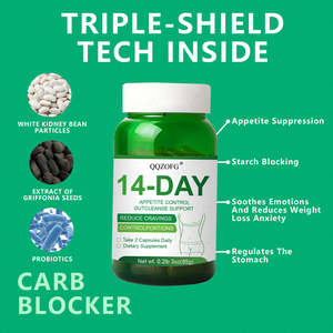 Capsule Erboristiche per il Controllo dell'Appetito e la Perdita di Peso in 14 Giorni con Estratto di Semi di Griffonia ed Estratto di Fagiolo Bianco, 60 Capsule - Product Image 4