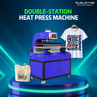 Prensa Térmica de Doble Estación SUBLISTAR Deluxe: Control por Pantalla Táctil, Sistema Neumático para Impresión de Camisetas y Prendas de Alta Producción