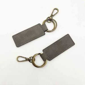 Porte-clés personnalisé avec logo lumineux, porte-clés de voiture en métal avec chaîne en cuir PU et anneau porte-clés, gravure de logo sur les porte-clés - Product Image 2